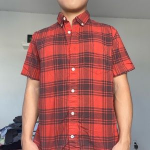 Red Collared Shirt